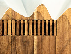 木製床ガラリ フロアーベント